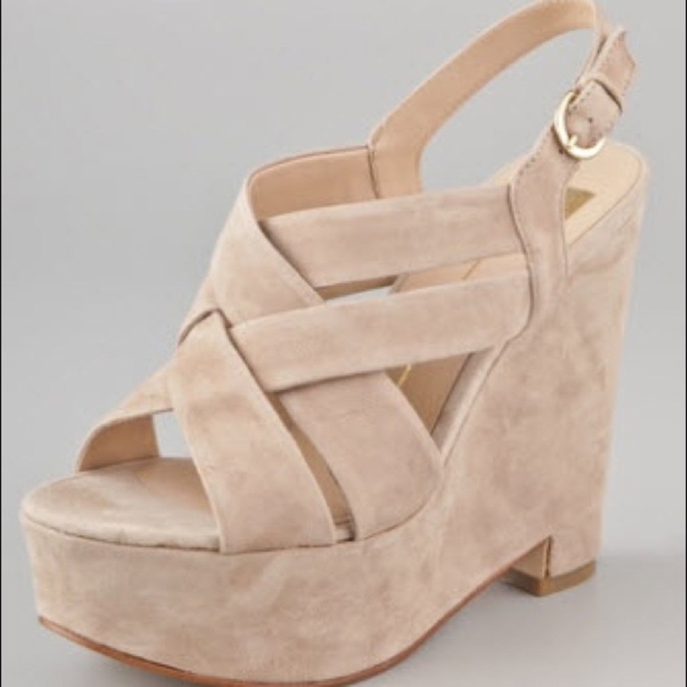 Dolce Vita Suede Leather Platform Sandal size 8.5